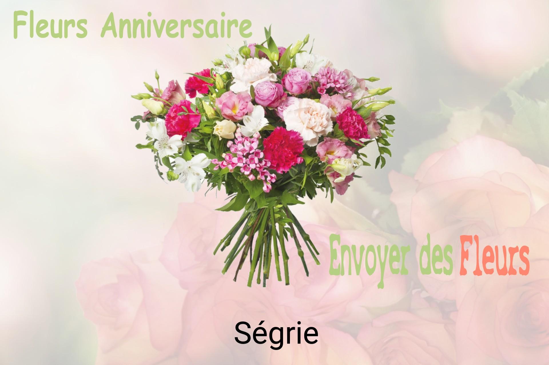 Bouquet de fleurs d’anniversaire livré à Ségrie